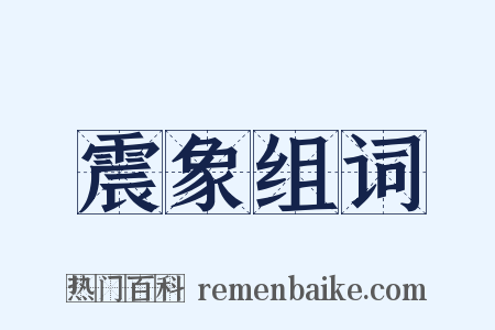 震象组词是什么意思的图片